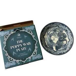 The Poppy War Plate by FairyLoot